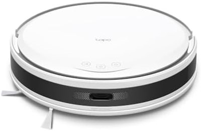 Робот-пылесос Tapo RV20 Max 5300Pa с функцией влажной уборки, навигацией MagSlim™ LiDAR, ультратонким корпусом 83 мм, настраиваемым режимом уборки, автоматической зарядкой и голосовым управлением для уборки дома, белый. 1000027956
