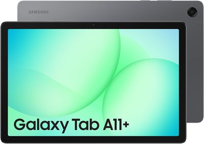Samsung Galaxy Tab A11+, планшет на Android, функции искусственного интеллекта, элегантный и современный дизайн, 11-дюймовый дисплей с частотой обновления 90 Гц, 128 ГБ памяти, 6 ГБ встроенной памяти, встроенные динамики Dolby Quad, серый цвет 1000028471