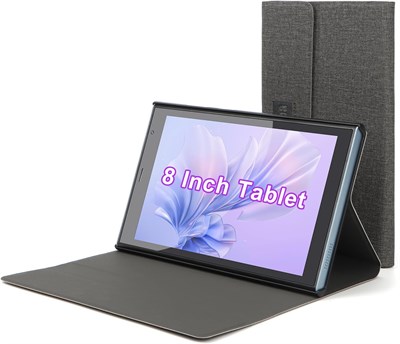 Планшет C idea 8 дюймов на Android 15, 8 ГБ ОЗУ + 512 ГБ ПЗУ, сверхемкий аккумулятор 8000 мАч, HD IPS-дисплей, поддержка 5G/двухдиапазонного Wi-Fi, четырехъядерный процессор, двойная камера (5 МП + 8 МП), поддержка GPS/BT/FM (синий) 1000028486