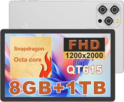 Планшет C idea 10,36 дюймов, Android 15, экран 2K, 8 ГБ ОЗУ, 1 ТБ ПЗУ, Snapdragon QT615, 10000 мАч, Bluetooth, Wi-Fi, CM10016 Plus (белый) 1000028506