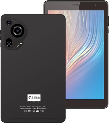 Детский планшет C idea 8" Smart Tablet CM828 на Android 13, оснащенный беспроводной клавиатурой и защитным чехлом, работает с одной SIM-картой и поддерживает 5G LTE Wi-Fi. Также имеется возможность использовать приложения Zoom и TikTok. Цвет - черный 1000028529