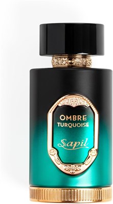 Sapil Ombre Turquoise Eau De Parfum 100 мл, доступный по цене парфюм класса люкс, роскошный аромат с пряными верхними нотами кардамона, смелая композиция для мужчин и женщин 1000028790