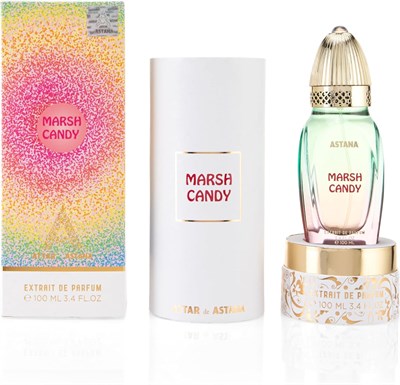 Attar De Astana Marsh Candy Eau de Parfum 100 мл – Стойкий парфюм для мужчин и женщин – Сладкий гурманский аромат | Унисекс парфюм, вдохновленный конфетными нотами | Парфюмерная вода для мужчин и женщин 1000028848