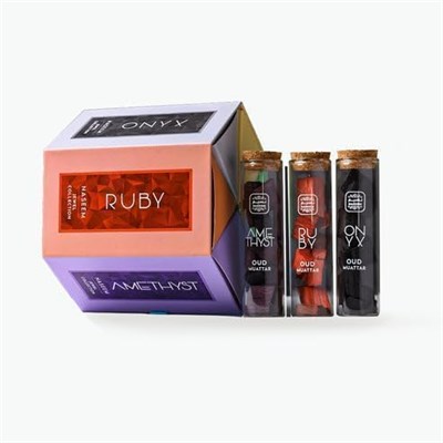 Парфюмерная коллекция Naseem Perfumes Jewels Collection Bakhoor Subtle Tone Eau De Parfum для мужчин и женщин, 5 шт 1000029077