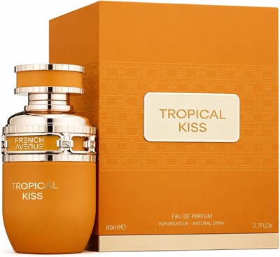 French Avenue Tropical Kiss, фруктово-цветочная парфюмерная вода для женщин, 100 мл - ноты манго, кокоса и ванили 1000029139