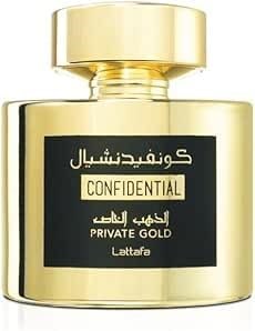 Парфюмерная вода Confidential Private Gold, 100 мл, Персик Малина Лилия Черная смородина Уд Амбра Сандал 1000029343