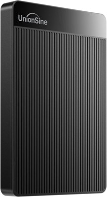 Внешний жесткий диск UnionSine 1 ТБ, ультратонкий, портативный, USB 3.0, для ПК, настольных компьютеров, ноутбуков, Mac, Xbox One, Xbox 360, PS4 — HD2510 (черный) 1000029933