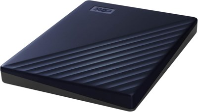Внешний портативный жесткий диск WD 2 ТБ My Passport для Mac — синий, USB-C/USB-A — WDBA2D0020BBL-WESN 1000029953