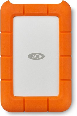 Внешний жесткий диск LaCie Rugged Mini 5TB, портативный, с интерфейсами USB 3.0 и USB 2.0, ударопрочный, пыле- и дождезащитный, подходит для компьютеров Mac и PC, настольных ПК, ноутбуков (STJJ5000400) 1000029964