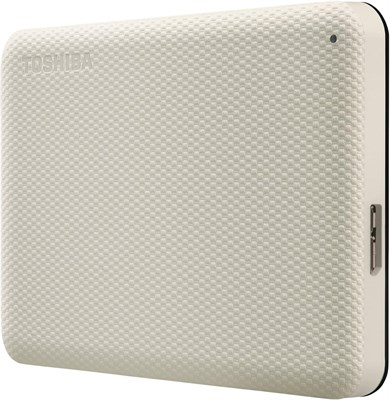 Внешний портативный жесткий диск Toshiba Canvio Advance 1 ТБ, USB 3.2, белый - HDTCA10EW3AA 1000029970