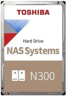 Toshiba N300 8TB NAS Internal Hard Drive 7200RPM, SATA 6Gb/s, 512MB Cache, CMR, 3.5-Inch – HDWG780EZSTA 1000030025