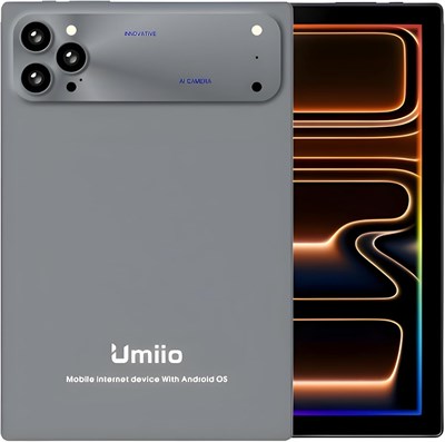17 Pro Max 10.1" HD Smart Tablet 5G WiFi Umiio Android 15 Tab | Две SIM-карты | Камера 8+16 МП | HD-дисплей 800x1280 | Детский планшет | Двойные динамики | Силиконовый чехол | Клавиатура и мышь (серый) 1000030844