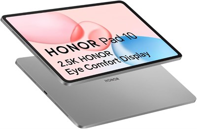 Планшет HONOR Pad 10 WiFi, 8 ГБ 256 ГБ памяти, процессор Snapdragon 7-го поколения, 6 динамиков, аккумулятор 10100 мАч, 12,1-дюймовый дисплей 120 Гц 2.5K, 6-дюймовый экран Altoparlanti, металлический корпус, сервисы Google, Android 15, серый цвет 1000030888