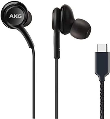 Наушники SAMSUNG USB Type-C EO-IC100, звук от AKG, внутриканальные, черные, проводные 1000031195