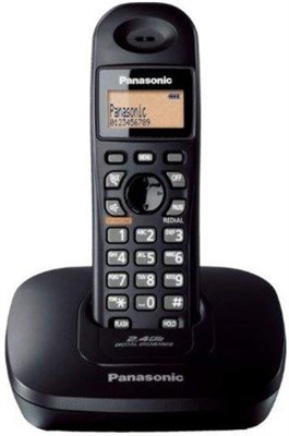 Черный беспроводной телефон Panasonic KX-TG3611BX с частотой 2,4 ГГц 1000031898