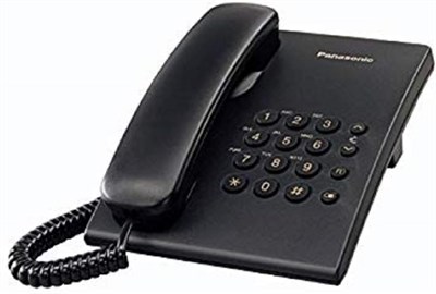 Черный телефон Panasonic KX-TS500EX 1000031970