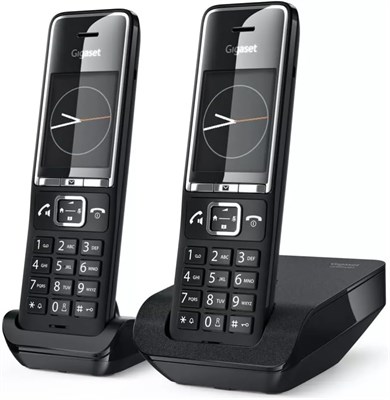 Двухтрубный радиотелефон Gigaset Comfort C550 Duo в черном цвете 1000032047