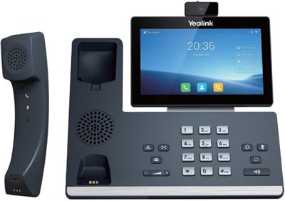 IP-телефон Yealink T58W Pro доступен в классическом сером цвете и обладает возможностью подключения как по проводной, так и по беспроводной связи через Wi-Fi, DECT и Bluetooth. Телефон можно установить как на столе, так и на стене 1000032067