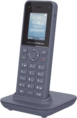IP-телефон Grandstream WP816 с поддержкой Wi-Fi и двумя диапазонами 802.11a/b/g/n/AC/AX имеет возможность работать до 6 часов во время разговоров 1000032111
