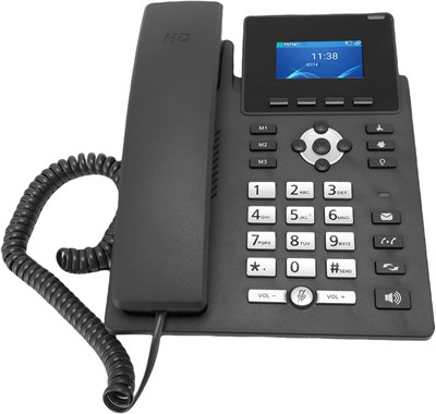 IP-телефон XUMIUZIY предлагает возможность использования VoIP-аккаунтов, оснащен 2,4-дюймовым цветным дисплеем. Также имеет два гигабитных порта Ethernet, функцию шумоподавления, поддержку 2 абонентских линий и PoE, версию 5.0 1000032116