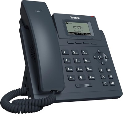 IP-телефон Yealink SIP-T30P оснащен черным ЖК-дисплеем 1000032123