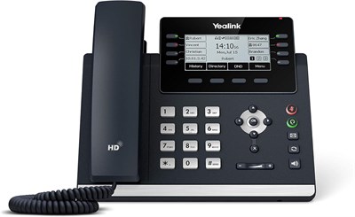 IP-телефон Yealink SIP-T43U с поддержкой PoE предназначен для использования в офисе 1000032128