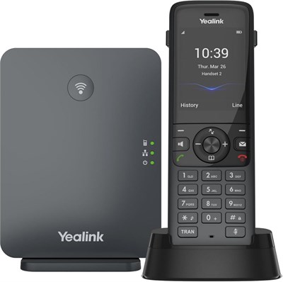 Базовая станция W70B в комплекте с трубкой W78H составляют телефонную систему Yealink W78P - 1302026 DECT IP 1000032129