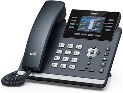 IP-телефон Yealink SIP-T44W с Wi-Fi и 12 учетными записями VoIP имеет цветной дисплей 2,8 дюйма. Оборудован двухпортовым гигабитным Ethernet, поддерживает PoE, но адаптер питания не включен в комплект 1000032149