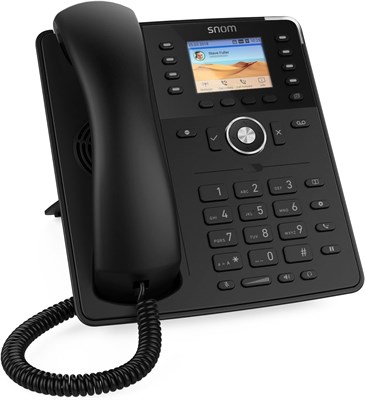 Чёрный настольный VoIP-телефон SNOM D735 1000032164