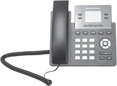 IP-телефон Grandstream GRP2612G имеет возможность подключения 4 линий и 4 SIP-аккаунтов. Его оснащен 2,4-дюймовым цветным дисплеем и двухпортовым гигабитным Ethernet с поддержкой PoE 1000032174