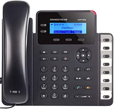 IP-телефон Grandstream GXP-1628 предоставляет возможность использовать до 2 линий одновременно 1000032177