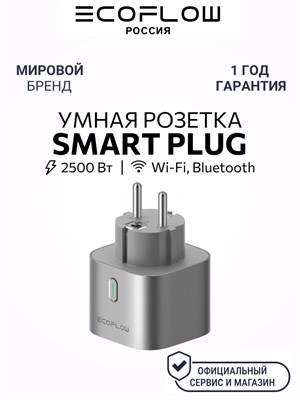Экоустройство Умная розетка EcoFlow Smart Plug 1000032518