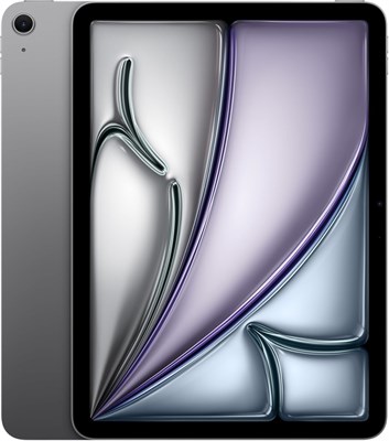 Восстановленный Apple iPad Air 11 дюймов с процессором M3, поддержкой Apple Intelligence, дисплеем Liquid Retina, 256 ГБ памяти, 12-мегапиксельной фронтальной и тыловой камерами, Wi-Fi 6E, Touch ID, временем автономной работы — цвет «Космический серый» 1000032985