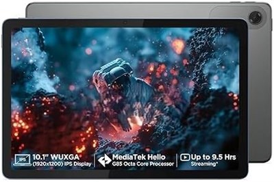Планшет | 10,1-дюймовый дисплей | Только Wi-Fi | 4 ГБ ОЗУ + 64 ГБ ПЗУ (расширяемое до 1 ТБ) | Металлический корпус | Двойные динамики с Atmos | Android 14 | Цвет: Лунный серый (TB311FU) (Восстановленный) 1000030900