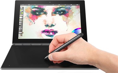 Lenovo Yoga Book (восстановленный) - планшет Android с разрешением FHD, 10,1 дюйма, 2-в-1 (процессор Intel Atom x5-Z8550, 4 ГБ ОЗУ, 64 ГБ SSD), цвет «Шампанское золото», ZA0V0091US 1000030883
