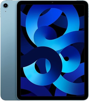Apple (восстановленный) iPad Air 10,9 дюйма 2022 года выпуска (Wi-Fi, 256 ГБ) — синий (5-го поколения) 1000032997