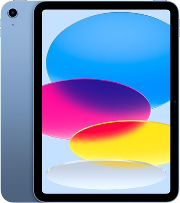 Apple iPad 11 дюймов: чип A16, 11-дюймовая модель, дисплей Liquid Retina, 256 ГБ, Wi-Fi 6, фронтальная/задняя камера 12 Мп, Touch ID, время автономной работы в течение всего дня — синий (восстановленный) 1000033014