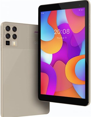 Планшет Oteeto K7, 7-дюймовый HD IPS-дисплей, 8 ГБ ОЗУ, 256 ГБ ПЗУ, Android 13, восьмиядерный процессор, аккумулятор 3500 мАч, Wi-Fi, 8-мегапиксельная камера, (золотой) 1000033019