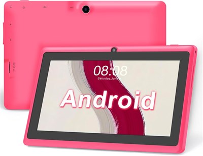 7-дюймовый Android-планшет, двойная камера, Bluetooth, розовый 1000033035