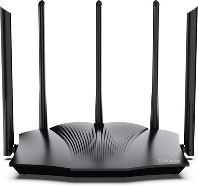Беспроводной маршрутизатор Tenda WiFi 6, двухдиапазонный гигабитный маршрутизатор AX3000 для дома, 4 гигабитных порта, простая настройка, поддержка VPN, родительский контроль, безопасность WPA3, MU-MIMO и OFDMA (RX12Pro) 1000033414
