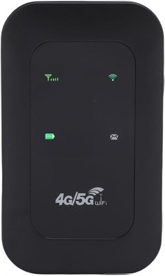 Мобильный Wi-Fi роутер XUMIUZIY 4G 5G LTE, высокоскоростной 300 Мбит/с | Портативный Wi-Fi роутер со слотом для SIM-карты, до 10 устройств, аккумулятор 3200 мАч, светодиодный дисплей, для путешествий, дома и работы 1000033417