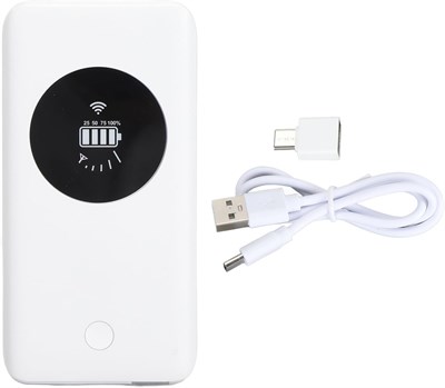 Мобильный WiFi-роутер Cryfokt 4G LTE, разблокированный беспроводной интернет-роутер с разъемом для SIM-карты и портом RJ45, емкость аккумулятора 10000 мАч, вход/выход USB-C, портативный карманный WiFi-роутер для дома, работы и путешествий 1000033453