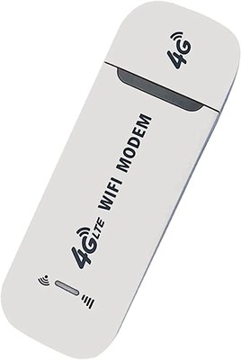 4G LTE USB-модем, портативный USB Wi-Fi адаптер, роутер-донгл 150 Мбит/с со слотом для SIM-карты, автомобильная точка доступа, карманный мобильный Wi-Fi, белая версия, 1 шт 1000018519