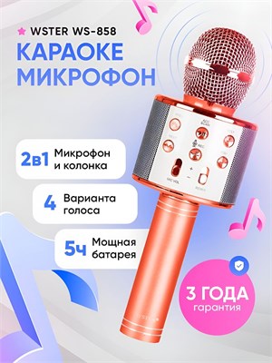 Микрофон WSTER, предназначенный для выступлений на сцене, выполнен в бронзовом цвете 1000033670