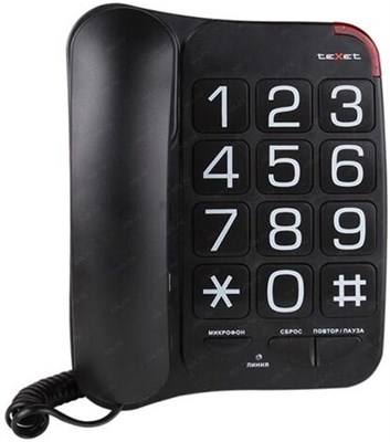 Телефон teXet TX-201 Black 2926 - фото 6202