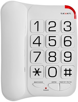 Телефон teXet TX-201 White 2927 - фото 6203