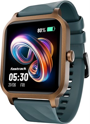 Смарт-часы Fastrack FS1, 1,83-дюймовый HD-дисплей, функция звонков по Bluetooth SingleSync, более 110 спортивных режимов, до 7 дней работы от батареи, быстрая зарядка NitroFast, более 200 циферблатов, монитор стресса, защита IP68, смарт-часы для мужчин и 1000034145