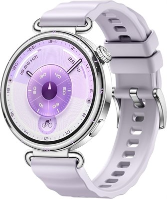 Смарт-часы HUAWEI Watch GT 6 GPS 41 мм, AMOLED-дисплей, до 14 дней автономной работы, велоспорт, более 100 спортивных режимов, iOS и Android, оплата NFC, мониторинг состояния здоровья в течение длительного времени, фиолетовый | До 14 дней автономной работ 1000034263