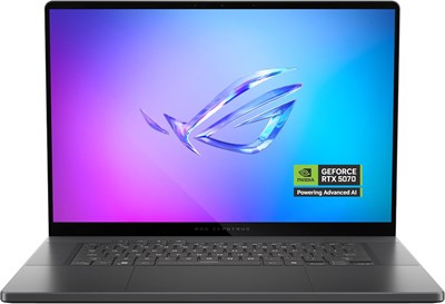 Игровой ноутбук ASUS ROG Zephyrus G16 (Eclipse Gray) | 16-дюймовый OLED-дисплей 2.5K (2560x1600) с частотой обновления 240 Гц, процессор AMD Ryzen AI 7 350, видеокарта NVIDIA RTX5060 8 ГБ, 32 ГБ ОЗУ, SSD 1 ТБ, Windows 11 [GA605KM-AI-OLED132W] 1000034635