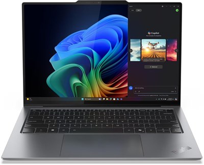 Ноутбук Lenovo Thinkpad X9-14 первого поколения, 14-дюймовый сенсорный экран Copilot+ — WUXGA — Intel Core Ultra 7 258V — платформа Intel Evo — 32 ГБ — 1 ТБ SSD — английская клавиатура — серый с черным 1000011178